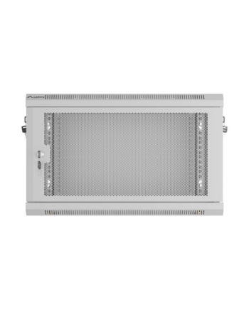 Szafa instalacyjna Lanberg rack wisząca 19'' 6U 600x450 drzwi perforowane szara (flat pack)
