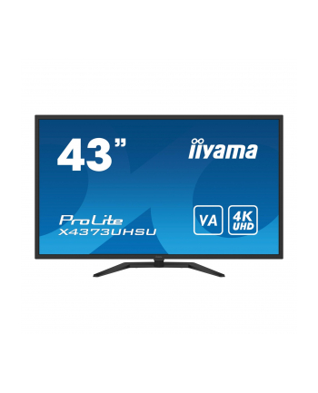 IIYAMA X4373UHSU-B1 43inch UW VA 3840x2160 UHD 400cd/m2 3ms HDR400 2xHDMI DP USB-HUB PBP PIP Remote control Speakers (P)