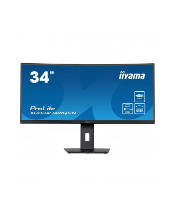 IIYAMA XCB3494WQSN-B5 34inch ETE UW IPS-panel 3440x1440 FreeSync 120Hz 300cd/m2 0.4ms HDMI DP KVM USB-C Dock 3xUSB 3.0 Speakers (P)