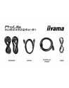 IIYAMA XUB2492QSU-B1 24inch ETE IPS-panel 2560x1440 100Hz QHD 300cd/m2 0.5ms MPRT FreeSync HDMI DP 15cm Height Adj. Stand (P) - nr 21