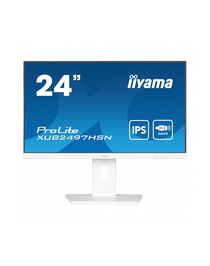 IIYAMA XUB2497HSN-W1 23.8inch IPS FHD 100Hz 250cd/m2 1ms HDMI DP Speakers (P) główny