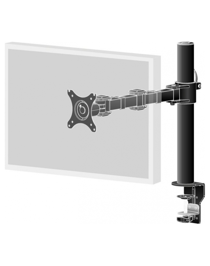 IIYAMA DS1001C-B1 Flexible desk mount for single monitor 10-30Zoll VESA 75x75/100x100mm 1-10kg (P) główny