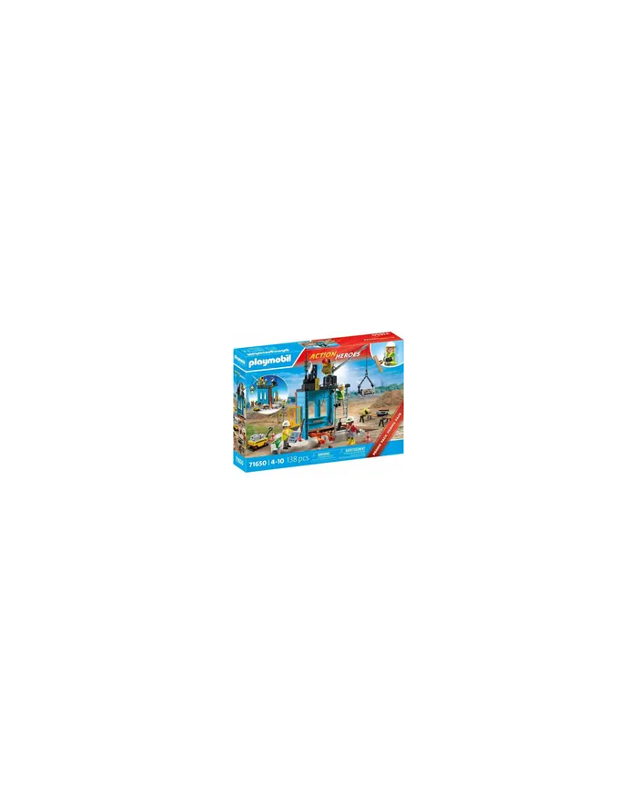 Playmobil Action Heroes 71650 Plac Budowy główny