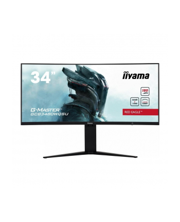 IIYAMA GCB3480WQSU-B1 34inch ETE VA 3440x1440 UW Curved 1500R 180Hz 21:9 420cd/m2 4ms 2xHDMI 2xDP USB-HUB 2x3.2 Speakers (P)