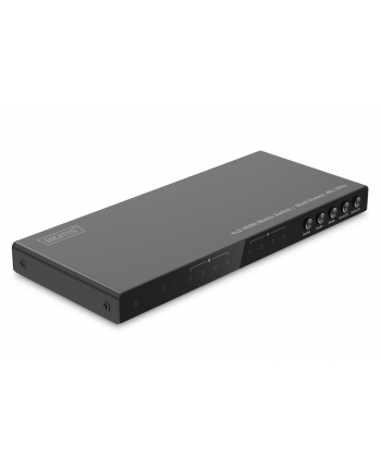 DIGITUS 4x2 HDMI Matrix / Multi-Viewer 4K/30Hz SPDIF Stereo RS232