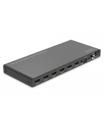 DIGITUS 4x2 HDMI Matrix / Multi-Viewer 4K/30Hz SPDIF Stereo RS232