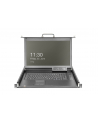 DIGITUS Modularized 17inch HD LCD TFT console US Keyboard with 1 port KVM US keyboard RAL 9005 Kolor: CZARNY - nr 6