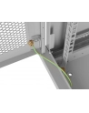 Szafa instalacyjna Lanberg rack wisząca 19'' 6U 600x450 drzwi perforowane szara (flat pack) - nr 12