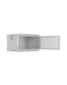 Szafa instalacyjna Lanberg rack wisząca 19'' 6U 600x450 drzwi perforowane szara (flat pack) - nr 8