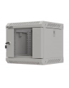 Szafa instacyjna Rack Lanberg Wisząca 10'' 4U 300x300 Drzwi Przeszkolone (flat pack) Szara - nr 11