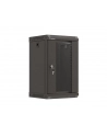 Szafa instalacyjna Rack Lanberg Wisząca 10'' 9U 300x300 Drzwi Przeszklone (flat pack) Czarna - nr 14