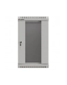 Szafa instalacyjna Rack Lanberg Wisząca 10'' 9U 300x300 Drzwi Przeszklone (flat pack) Szara - nr 8