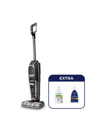 Bissell CrossWave OmniForce Edge Select 3999N szary Poziom hałasu [dB]: 69 | Czas ładowania [h]: 4 | Czas pracy [min]: 30 | Samoczyszczenie: Tak
