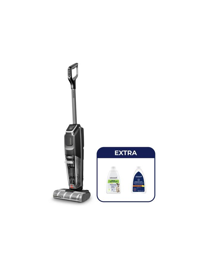 Bissell CrossWave OmniForce Edge Select 3999N szary Poziom hałasu [dB]: 69 | Czas ładowania [h]: 4 | Czas pracy [min]: 30 | Samoczyszczenie: Tak główny