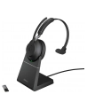 Jabra 26599-889-989 słuchawki/zestaw słuchawkowy Bezprzewodowy Opaska na głowę Biuro/centrum telefoniczne USB Typu-A Bluetooth Czarny - nr 1