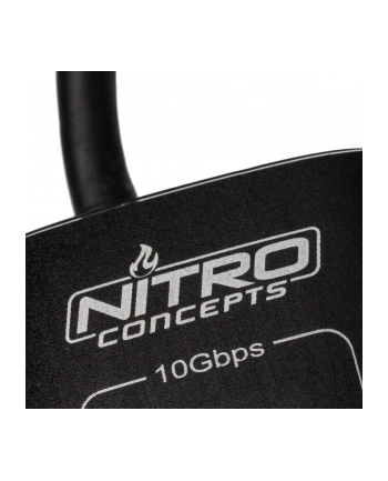 Nitro Concepts UH1, 10-portowy hybrydowy hub USB, USB 32
