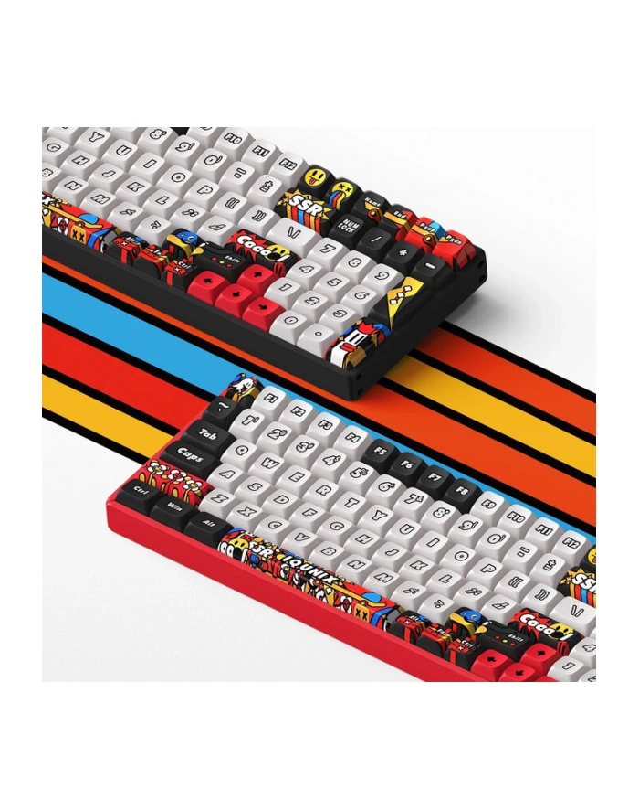 IQUNIX F97 Bezprzewodowa klawiatura do gier Graffiti Blaze, RGB - Moonstone Turbo Switche główny