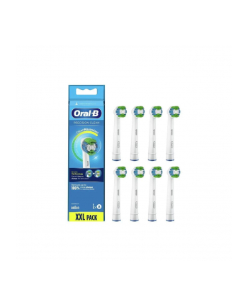 Wymienne główki szczoteczki Oral-B | Wkład CleanMaximiser Precision Clean | Głowy | Dla dorosłych | Liczba główek szczoteczki w zestawie: 8 | Biały