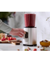 Mini blender Philips | Codzienna kolekcja HR2604/80 | Blat stołu | 350 W | Materiał słoika Plastik / Szkło | Pojemność słoika 0,6+0,6 L | Kruszenie lodu | Perłowy metal - nr 17