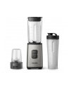 Mini blender Philips | Codzienna kolekcja HR2604/80 | Blat stołu | 350 W | Materiał słoika Plastik / Szkło | Pojemność słoika 0,6+0,6 L | Kruszenie lodu | Perłowy metal - nr 19