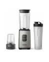 Mini blender Philips | Codzienna kolekcja HR2604/80 | Blat stołu | 350 W | Materiał słoika Plastik / Szkło | Pojemność słoika 0,6+0,6 L | Kruszenie lodu | Perłowy metal - nr 9