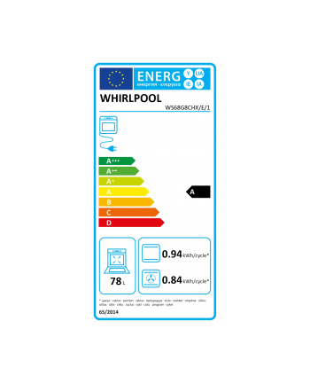Kuchenka wolnostojąca elektryczna Whirlpool - WS68G8CHX/E/1
