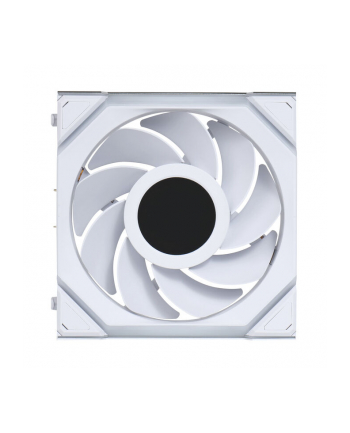 Lian Li UNI FAN SL Bezprzewodowy wentylator LCD, ARGB, PWM, 3-pak z kontrolerem - Reverse Blade, 120 mm, biały