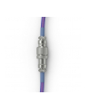 Glorious GMMK Coiled Cable Nebula, spiralny, USB-C/USB-A - fioletowy/srebrny - nr 2