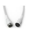 Glorious GMMK Coiled Cable Ghost Biały, spiralny, USB-C/USB-A - biały - nr 3