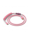 Glorious GMMK Spiralny Pixel Różowy, Spiralny, USB-C/USB-A - różowy - nr 1