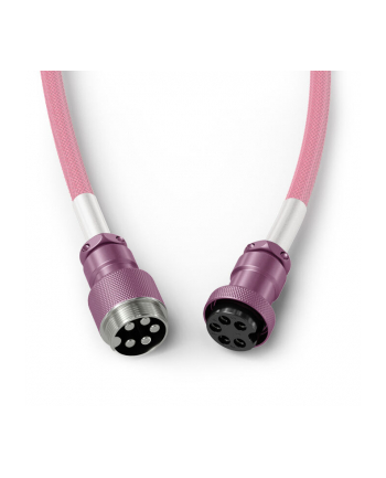 Glorious GMMK Spiralny Pixel Różowy, Spiralny, USB-C/USB-A - różowy