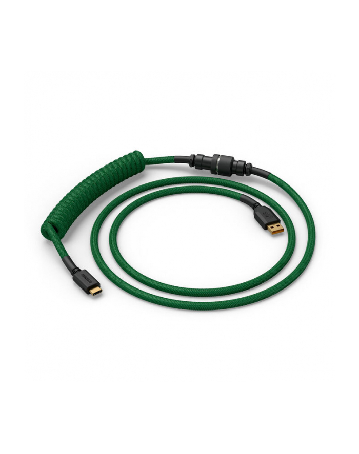 Glorious GMMK spiralny Forest Green, spiralny, USB-C/USB-A - ciemnozielony/ główny