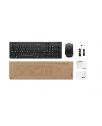 Lenovo | Podstawowa bezprzewodowa klawiatura i mysz combo Gen2 | Zestaw klawiatury i myszy | 2,4 GHz | Język nordycki | Czarny