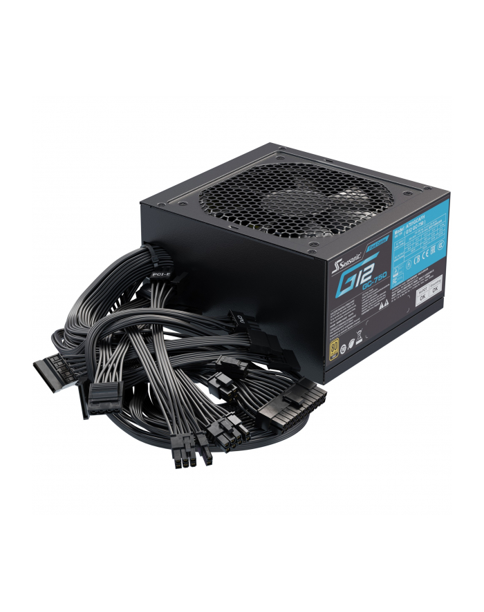 Zasilacz Seasonic G12 GC 80 PLUS Gold - 750 Watt, główny