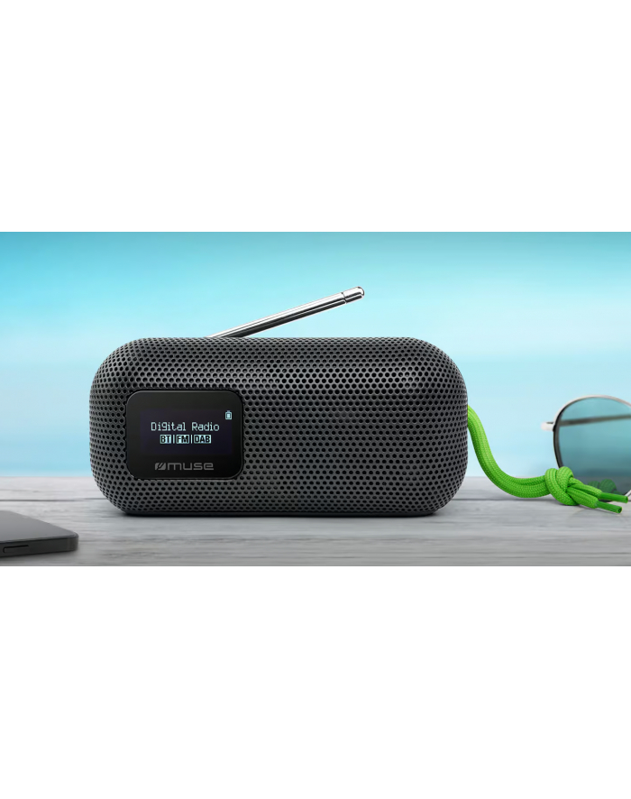Głośnik Muse z radiem FM | M-750 FBT | 10 W | Wodoodporny | Łączność Bluetooth | | Przenośny | Połączenie bezprzewodowe główny