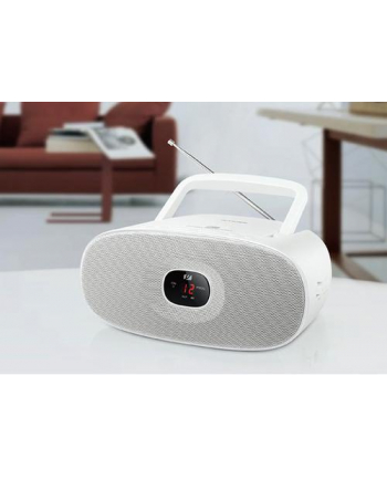 muse Muza | MD-202RDW | Przenośny radioodtwarzacz CD | Biały nr 2
