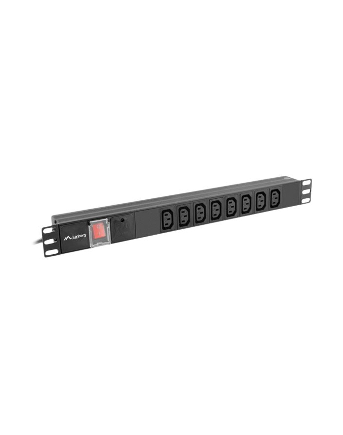 LANBERG LISTWA ZASILAJĄCA RACK PDU (1U, 16A, 8X IEC C13) główny