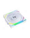 Lian Li UNI FAN SL Bezprzewodowy wentylator ARGB PWM, 3-pak z kontrolerem - odwczerwonyne ostrze, 120 mm, biały - nr 2