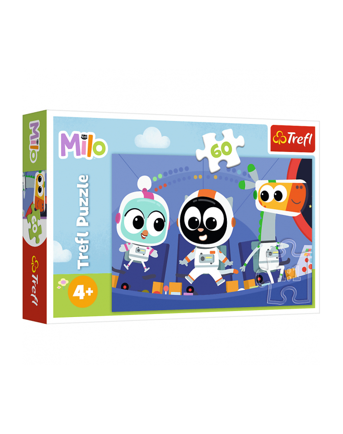 Puzzle 60el Czas poznać Milo 17398 Trefl główny