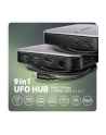 axagon HMC-UFO Wieloportowy hub 9in1 USB-C 3.2 Gen 2 10Gbps HDMI M.2 NVMe/SATA audio PD100W microSD LAN - nr 12