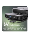 axagon HMC-UFO Wieloportowy hub 9in1 USB-C 3.2 Gen 2 10Gbps HDMI M.2 NVMe/SATA audio PD100W microSD LAN - nr 28