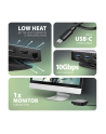 axagon HMC-UFO Wieloportowy hub 9in1 USB-C 3.2 Gen 2 10Gbps HDMI M.2 NVMe/SATA audio PD100W microSD LAN - nr 40
