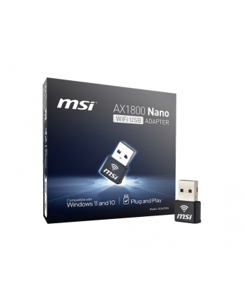 Karta sieciowa MSI 302-8ZE30XE-000 NANO Wifi 6