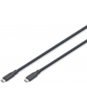 digitus Kabel połączeniowy silikonowy USB-C - USB-C, USB 3.2 Gen2 10G 4K 100W, 1m Czarny - nr 7
