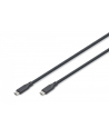 digitus Kabel połączeniowy silikonowy USB-C - USB-C, USB 3.2 Gen2 10G 4K 100W, 1m Czarny - nr 8
