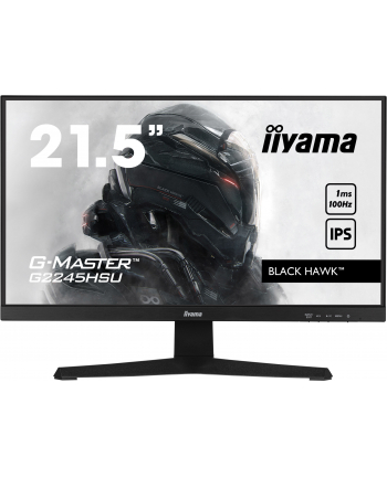 iiyama Monitor 22 cale G2245HSU-B2 IPS,FHD,100Hz,1ms,2xUSB,300cd