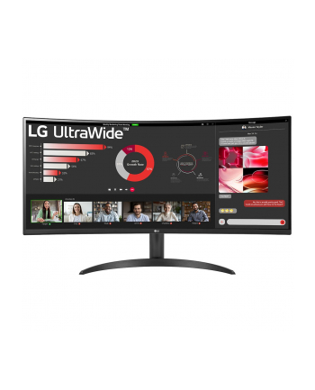 lg electronics Monitor LG 34WR50QK-B 34 cale IPS