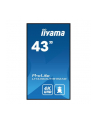 iiyama Monitor 43 LH4360UHS-B2A 24/7, 500cd, 4K, VA, Wifi, 6.5ms, 3xHDMI, 2xUSBR, J45, RS-232C - nr 22