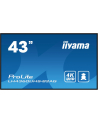 iiyama Monitor 43 LH4360UHS-B2A 24/7, 500cd, 4K, VA, Wifi, 6.5ms, 3xHDMI, 2xUSBR, J45, RS-232C - nr 30