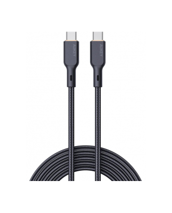 aukey CB-KCC101 kevlarowy kabel USB C - USB C | 1m | 5A | 100W PD | 20V